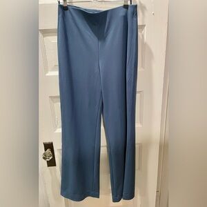 White House Black Market Slate Blue Pants, wide leg, Size 10
